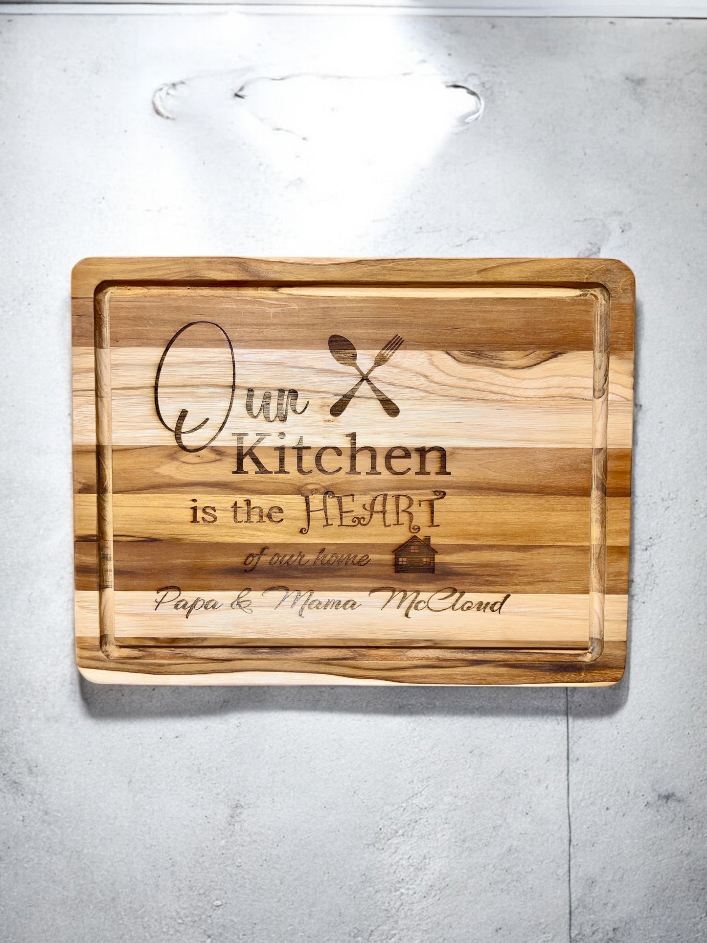 Personalized Engraved Cutting Board